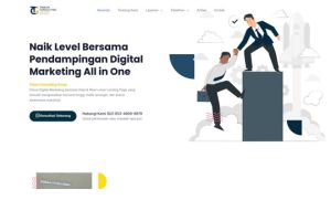 Company Profile Website Mockup